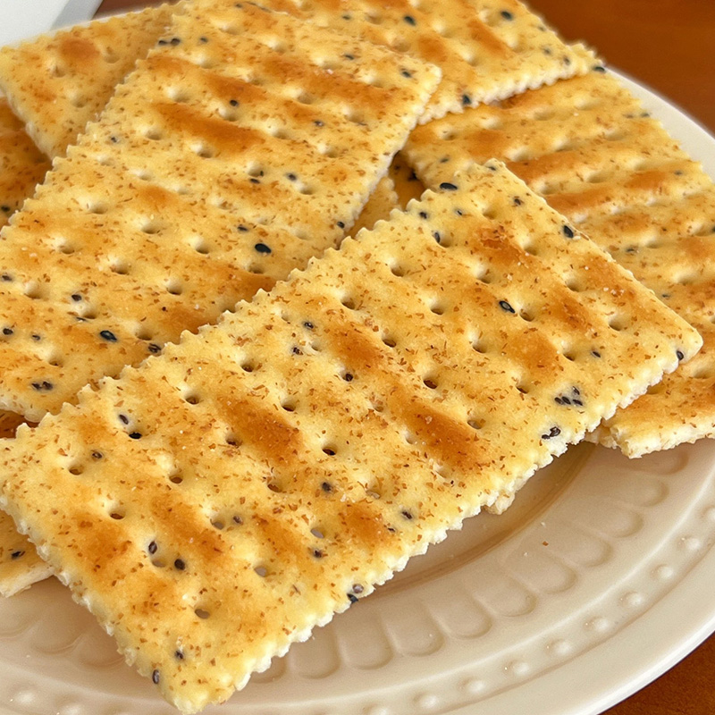 Chia Seed Soda Crackers